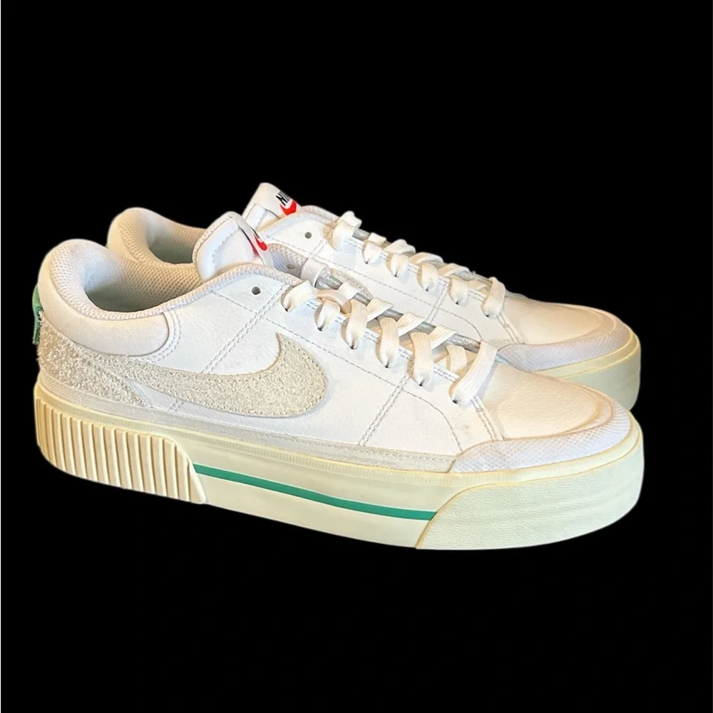 Size 8.5 - Nike Court Legacy‎ Lift White Stadium Green W